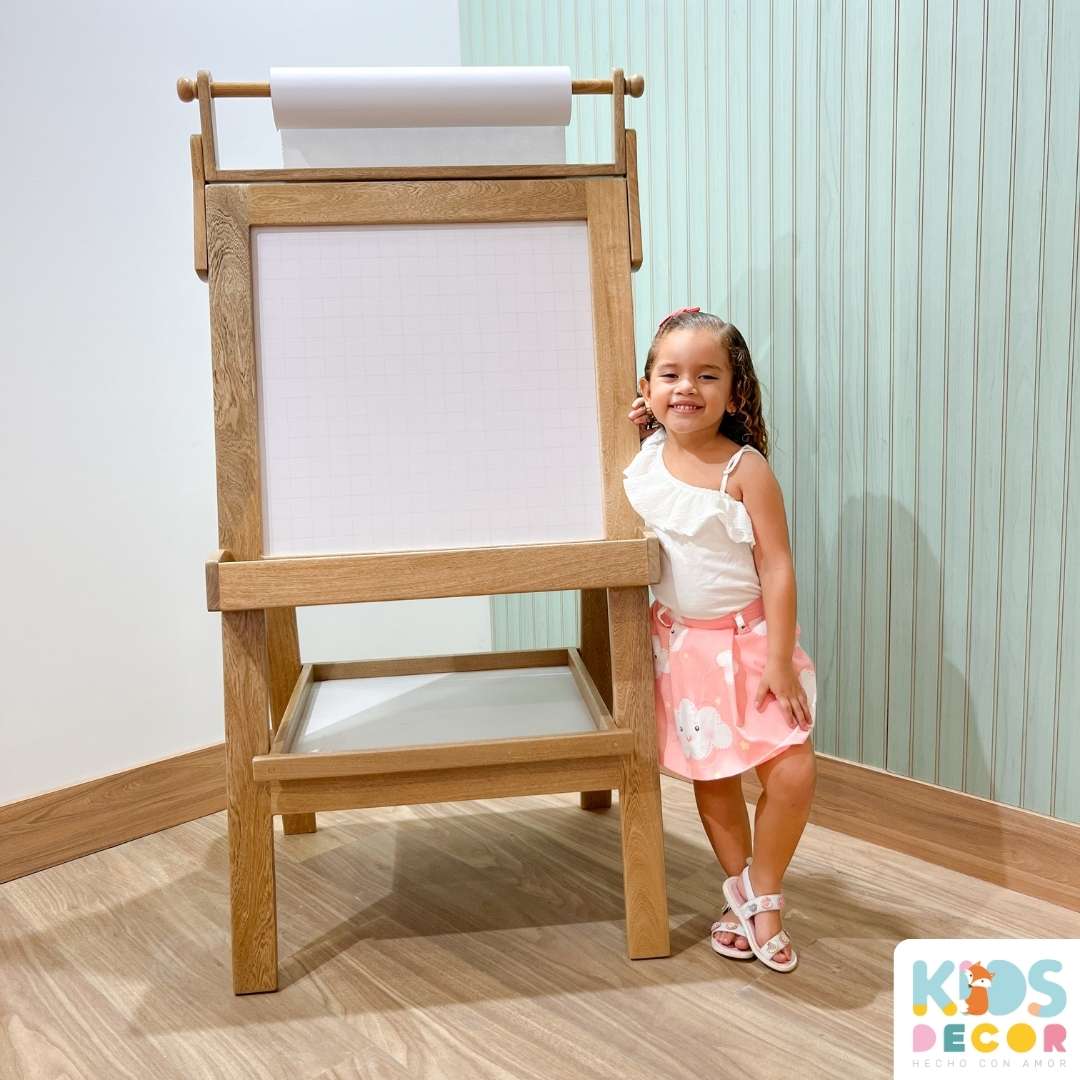 Caballete de Dibujo y Pintura para Niños con Pizarra - Imagen 6