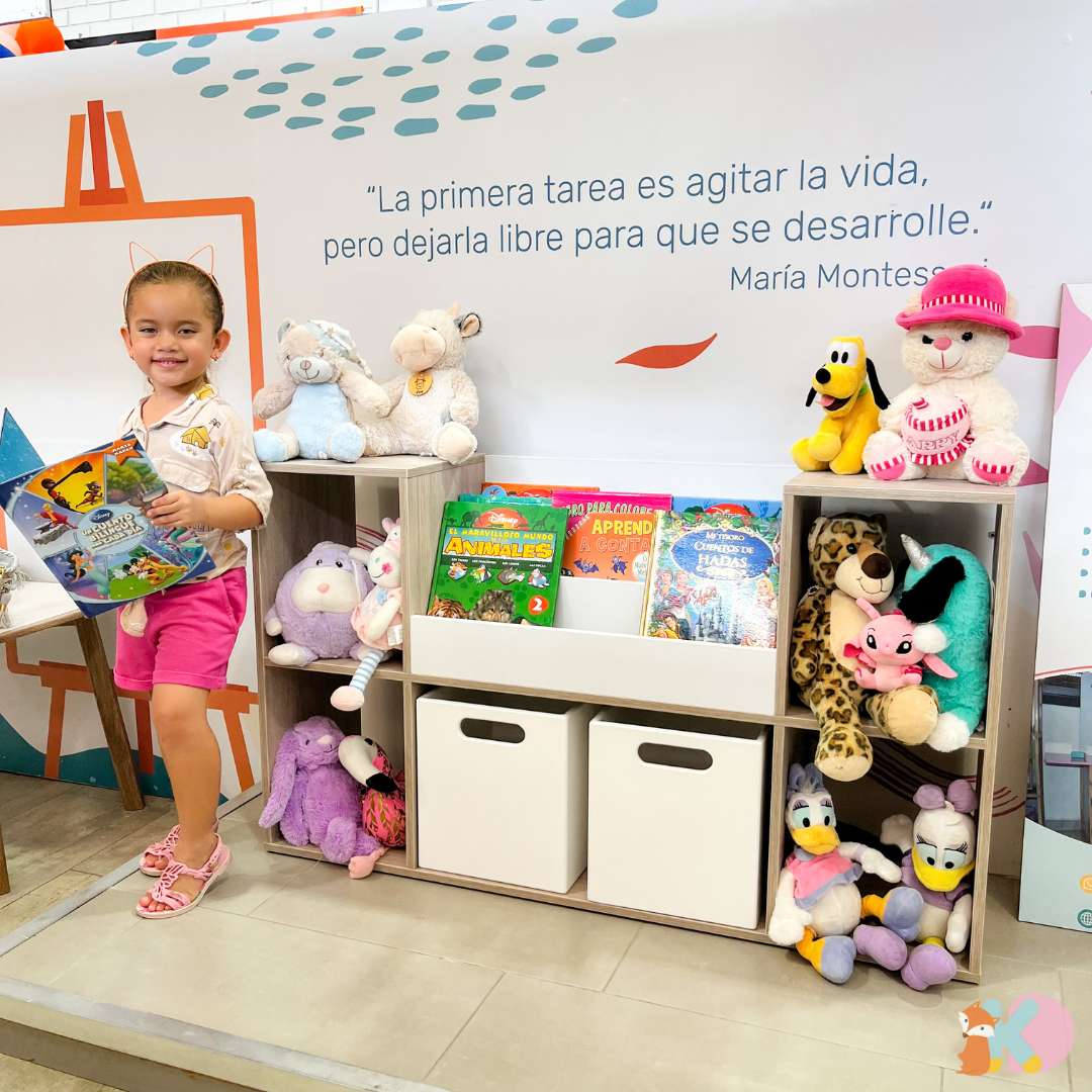 Organizador de Juguetes con Biblioteca Montessori y Cajones - Imagen 2