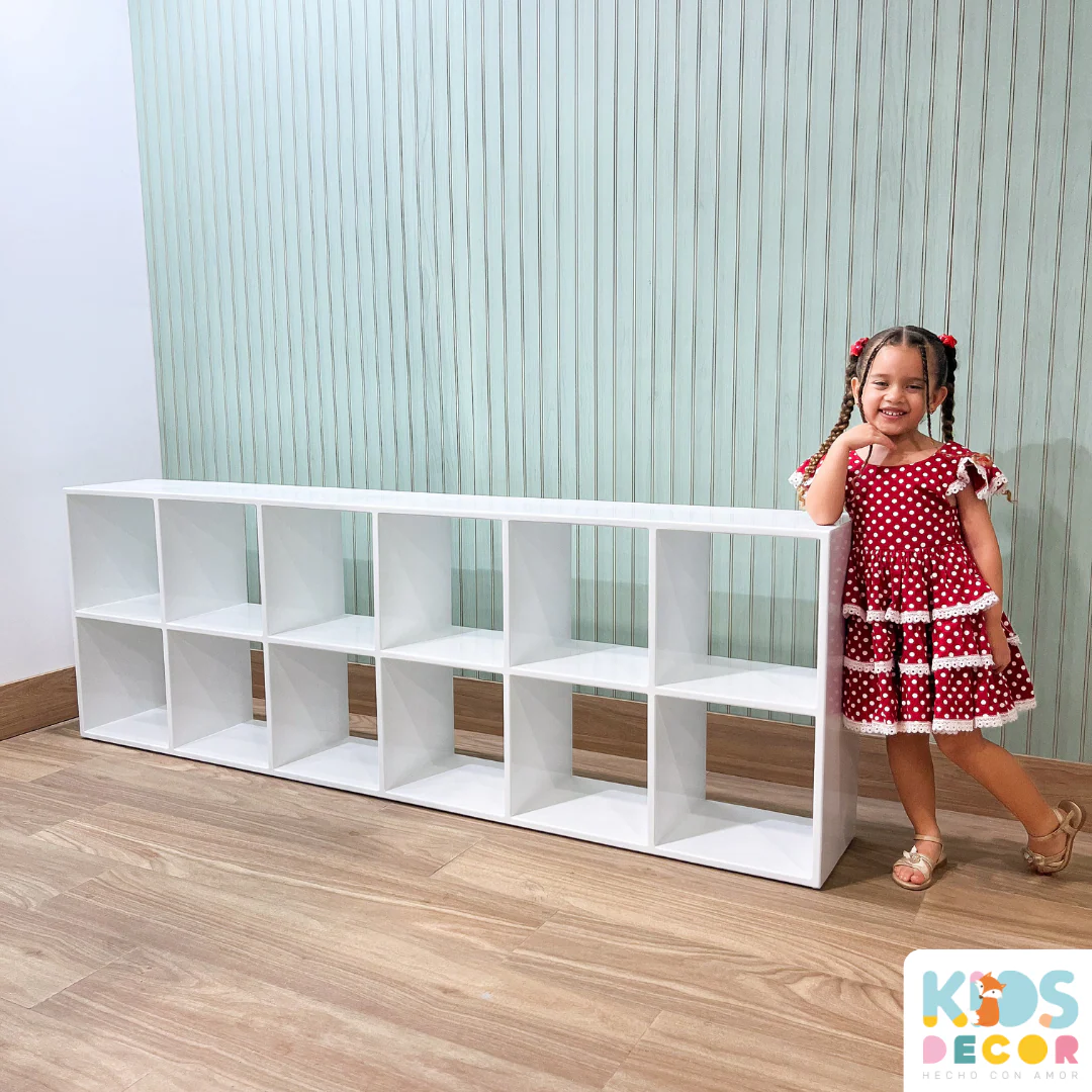 Organizador de Juguetes Montessori Extra Grande de 12 Espacios - Imagen 3