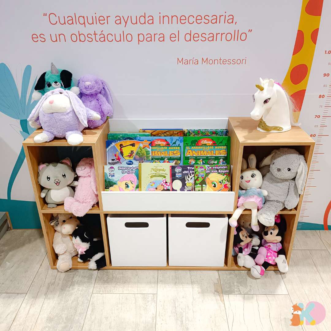 Organizador de Juguetes con Biblioteca Montessori y Cajones - Imagen 9