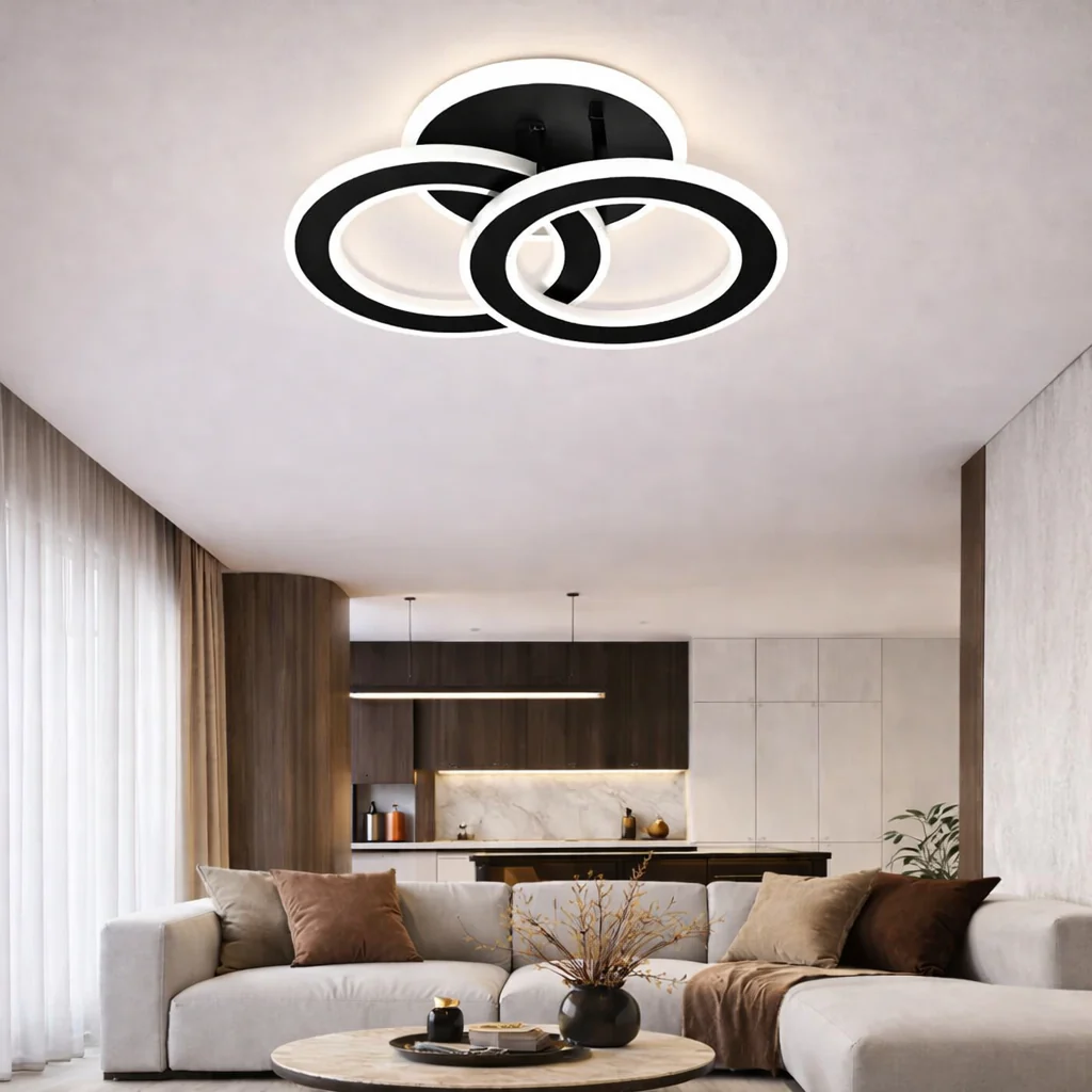 Lámpara de Techo LED 2 Aros DISCO - FL642-2C - Imagen 3