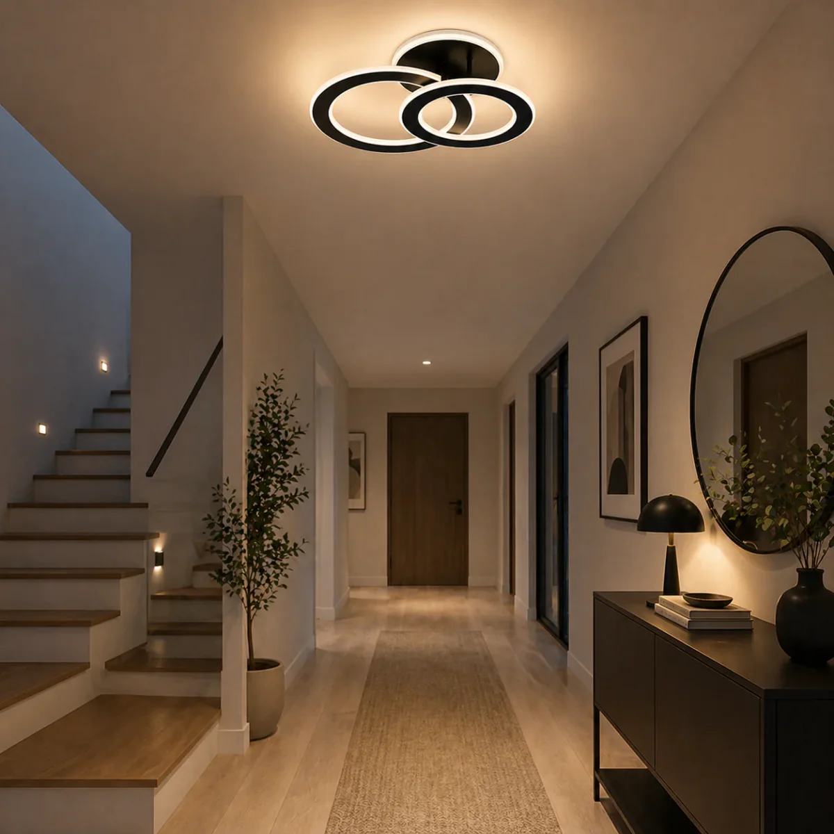 Lámpara de Techo LED 2 Aros DISCO - FL642-2C - Imagen 7