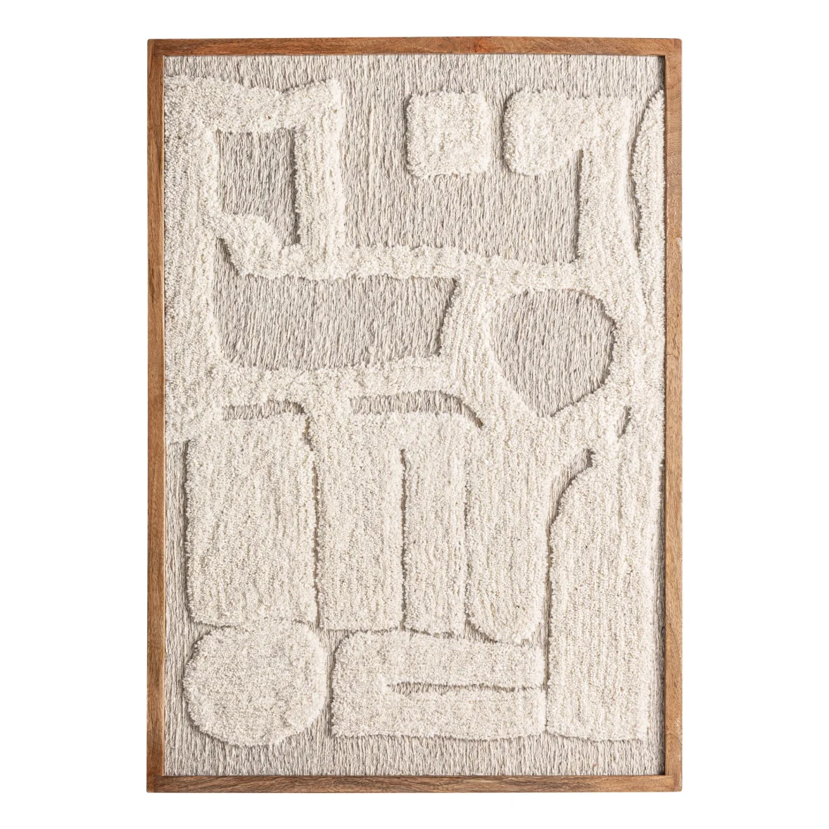 Cuadro Triton en algodón beige – Estilo Contemporáneo - Imagen 2