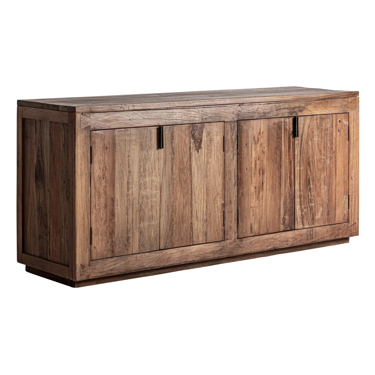 Aparador Selby en madera recuperada marrón – Estilo rústico - Imagen 4
