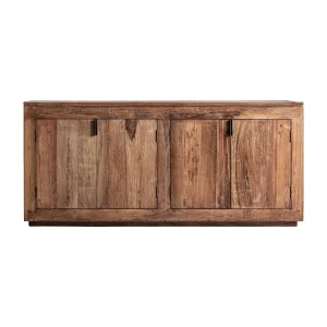 Aparador Selby en madera recuperada marrón – Estilo rústico